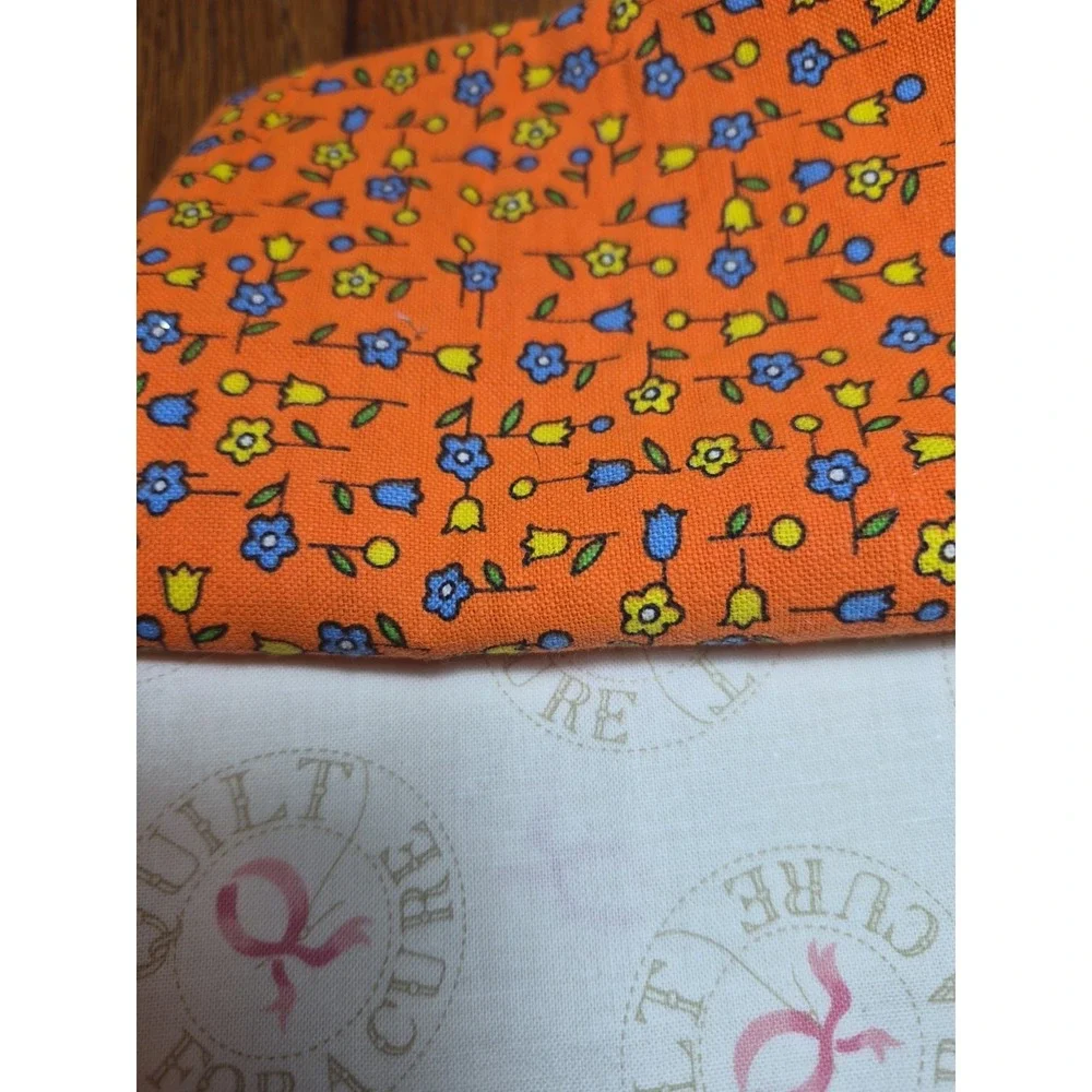 6 Pieces Of Fabric For Quilting And Crafts Various Sizes And Colors